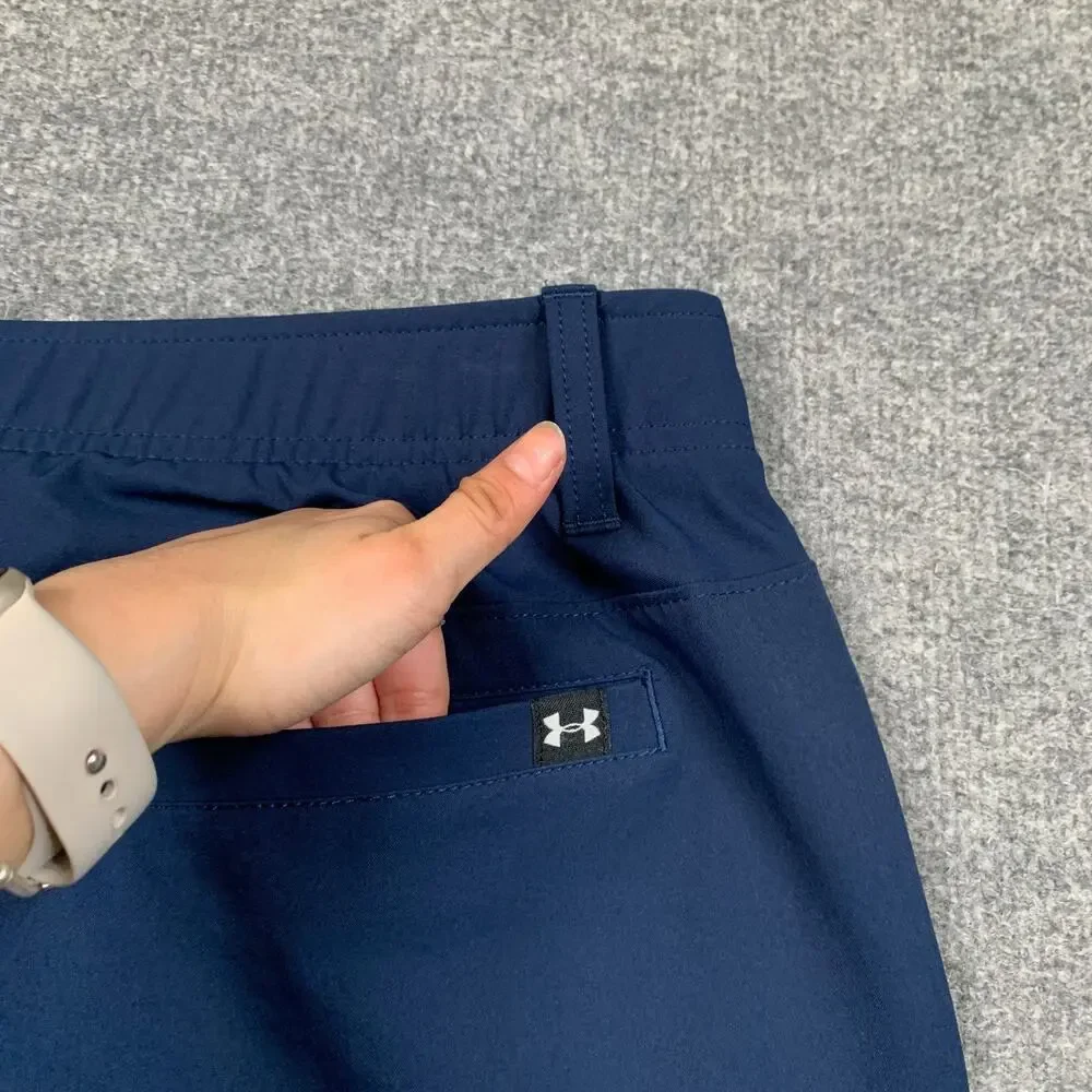Under Armour Pants Mens 38 Prussian Blue Drive Performance Golf Four Way Stretch